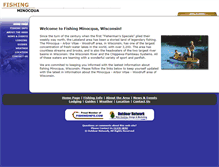 Tablet Screenshot of fishingminocqua.com